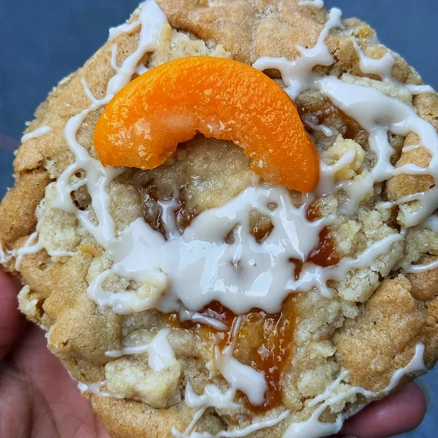 Peach Cobbler cookie.