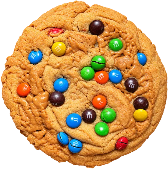 Peanut Butter M&M cookie (sold out)